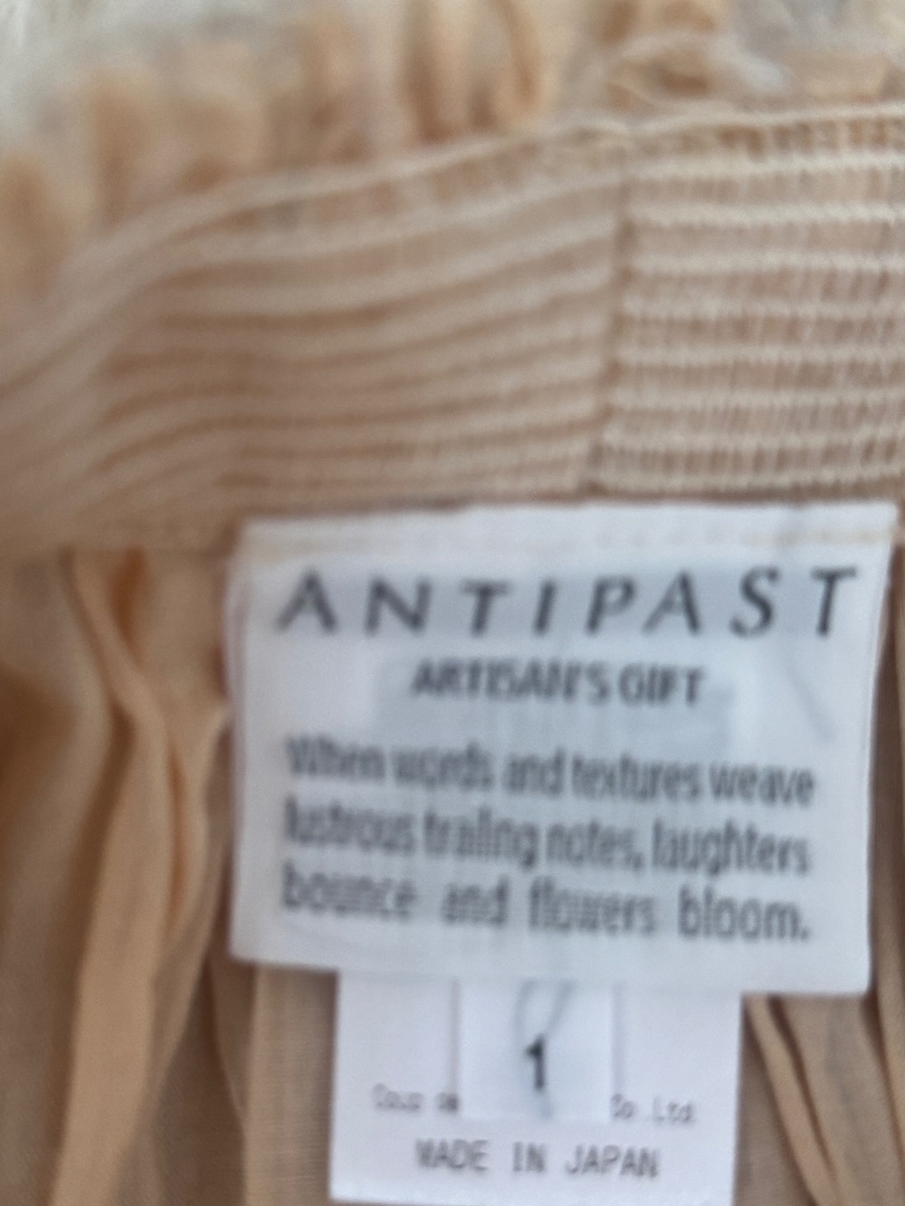 Antipast Cotton Voile Double Layer Skirt - New - Picture 3 of 5